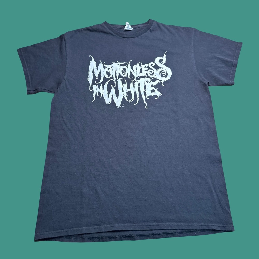 Motionless In White Mens Medium T Shirt Black Metalcore Band Graphic Tee